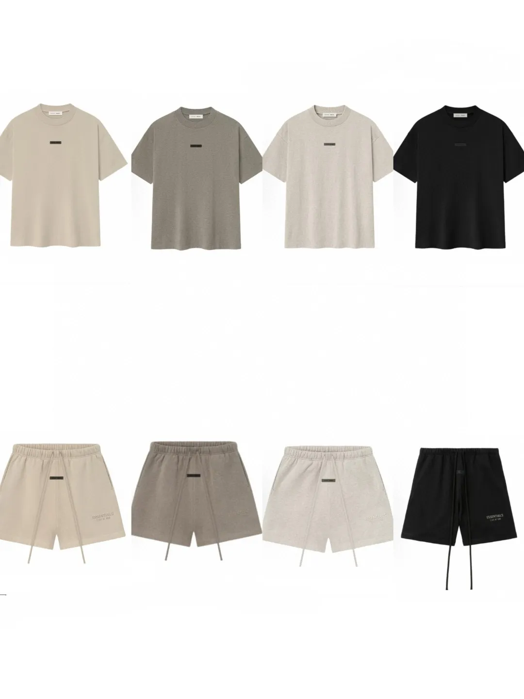 🦋 、Hot Sale🦋 70 【Black】Fear of God Essentials SS 25 Classic Hoodie Same Style 2025 Size：XS-XL ： Heather Stone Brown TIMBER Homestad Heather Black JET BLACK